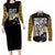 Rob Lucci - One Piece Couples Matching Long Sleeve Bodycon Dress and Long Sleeve Button Shirt Anime Mix Pattern Style