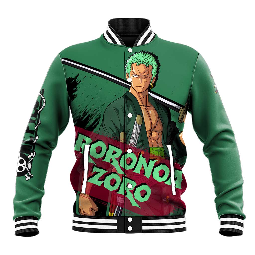 Roronoa Zoro - One Piece Baseball Jacket Anime Style