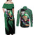 Roronoa Zoro - One Piece Couples Matching Off Shoulder Maxi Dress and Long Sleeve Button Shirt Anime Style