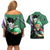 Roronoa Zoro - One Piece Couples Matching Off Shoulder Short Dress and Hawaiian Shirt Anime Style