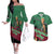 Roronoa Zoro - One Piece Couples Matching Off The Shoulder Long Sleeve Dress and Hawaiian Shirt Anime Style