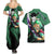 Roronoa Zoro - One Piece Couples Matching Summer Maxi Dress and Hawaiian Shirt Anime Style