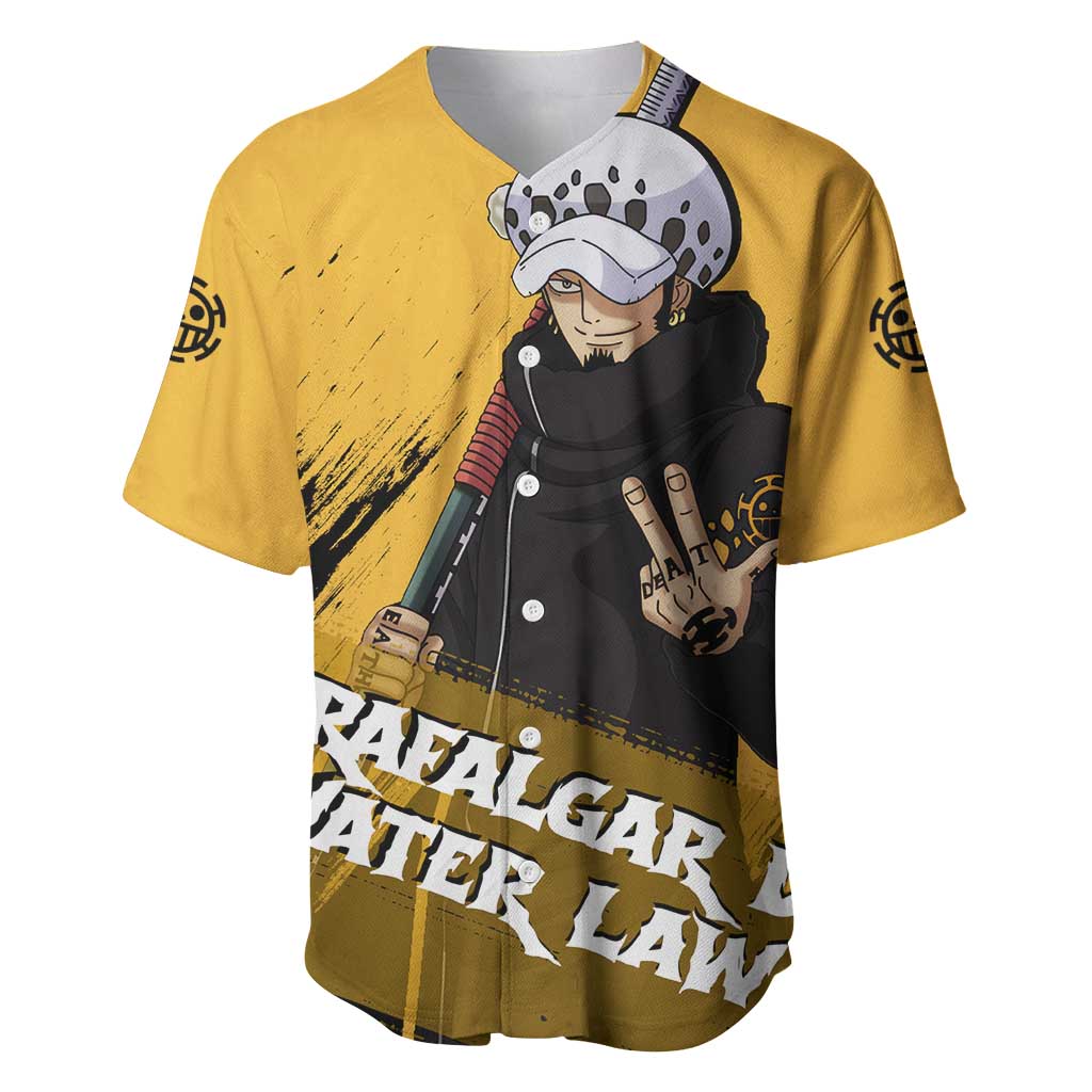 Trafalgar D. Water Law - One Piece Baseball Jersey Anime Style