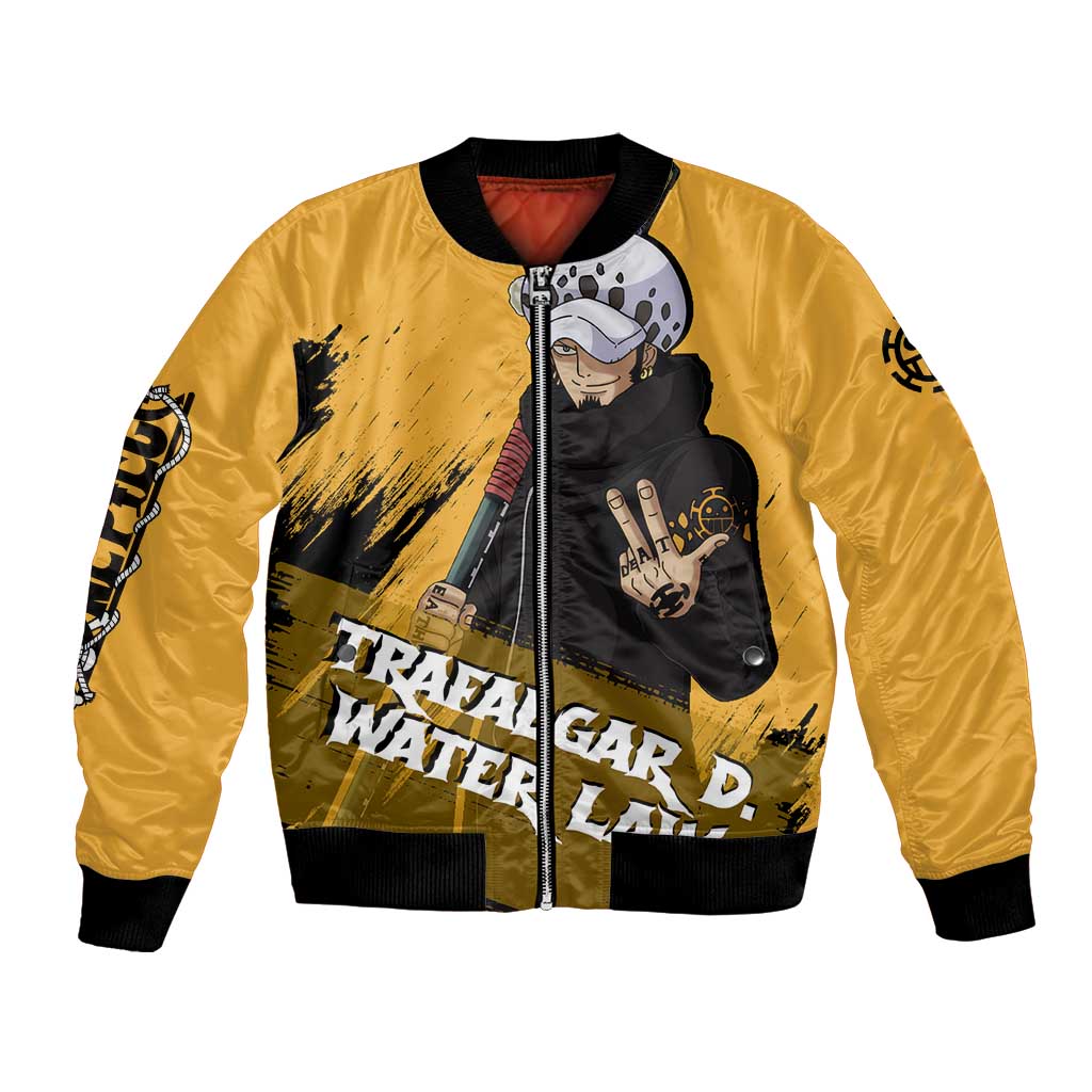 Trafalgar D. Water Law - One Piece Bomber Jacket Anime Style