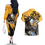 Trafalgar D. Water Law - One Piece Couples Matching Off The Shoulder Long Sleeve Dress and Hawaiian Shirt Anime Style