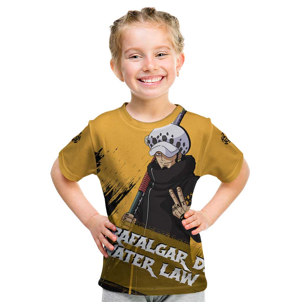 Trafalgar D. Water Law - One Piece Kid T Shirt Anime Style