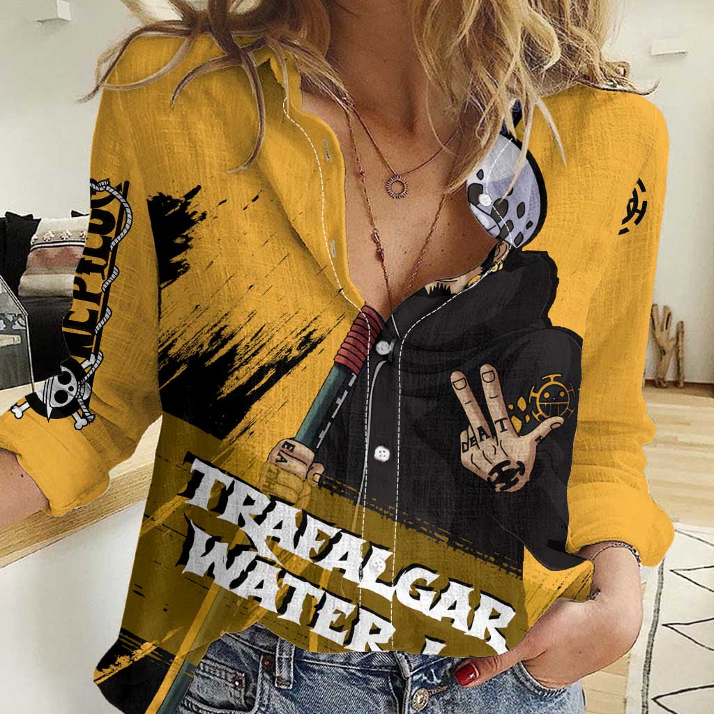 Trafalgar D. Water Law - One Piece Women Casual Shirt Anime Style