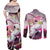 Mitsuri Kanroji - Demon Slayer Couples Matching Off Shoulder Maxi Dress and Long Sleeve Button Shirt Anime Style