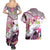 Mitsuri Kanroji - Demon Slayer Couples Matching Summer Maxi Dress and Hawaiian Shirt Anime Style