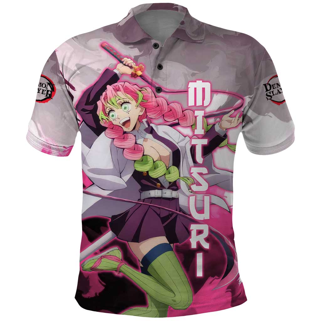 Mitsuri Kanroji - Demon Slayer Polo Shirt Anime Style