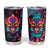 Colorful Fire Skull Tumbler Cup I'm not rude i just have the balls to say what everyone else is Thingking