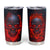 Horror Skull Tumbler Cup If Karma Doesn't Hit You Trust me I Will