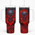 Horror Skull Tumbler With Handle If Karma Doesn't Hit You Trust me I Will