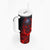 Horror Skull Tumbler With Handle If Karma Doesn't Hit You Trust me I Will