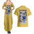 Trafalgar D. Law One Piece Couples Matching Summer Maxi Dress and Hawaiian Shirt Anime Style