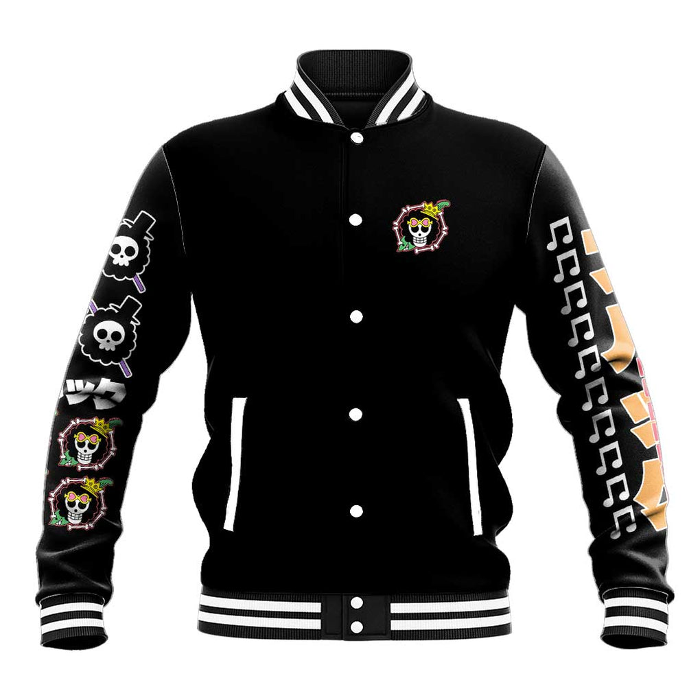 Brook - Straw Hat Team One Piece Baseball Jacket Anime Style