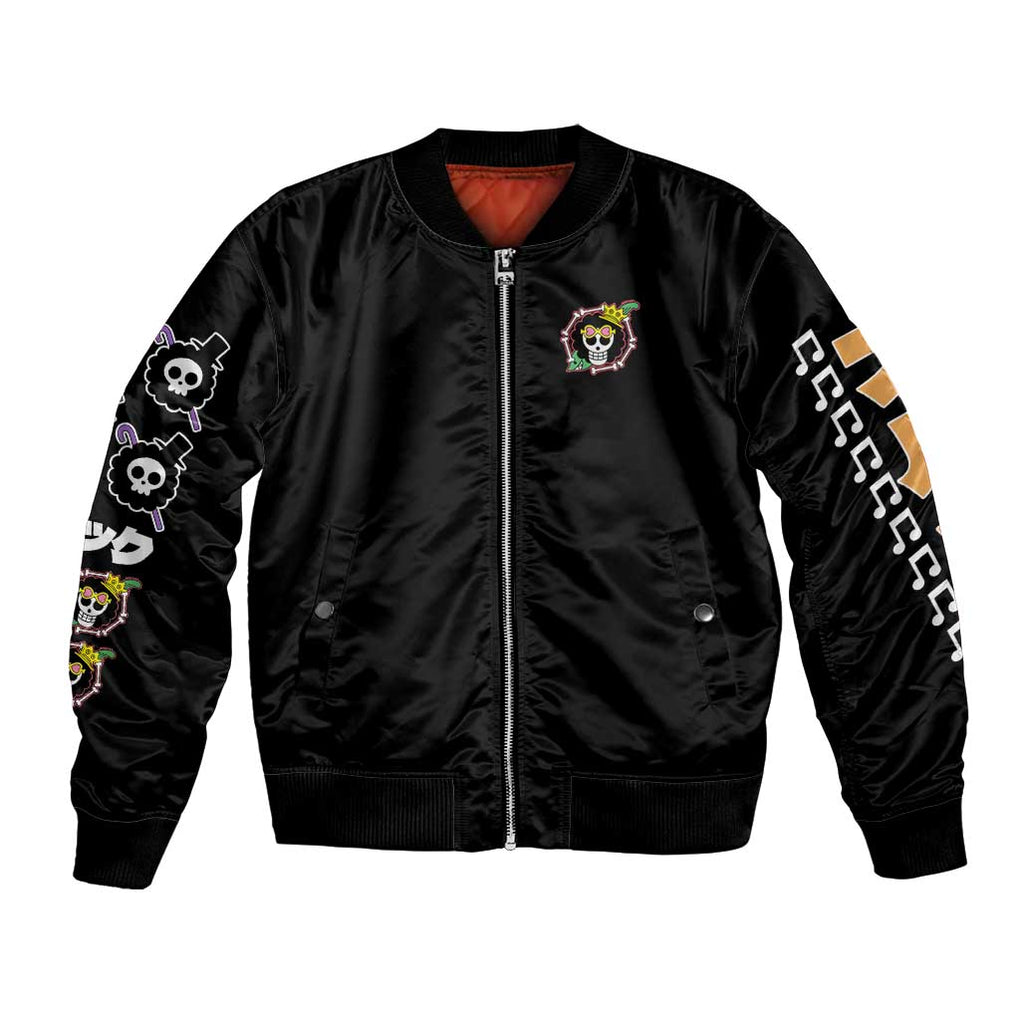 Brook - Straw Hat Team One Piece Bomber Jacket Anime Style