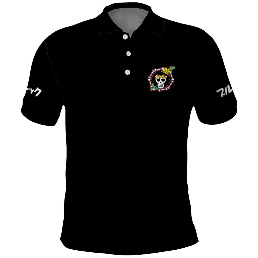 Brook - Straw Hat Team One Piece Polo Shirt Anime Style