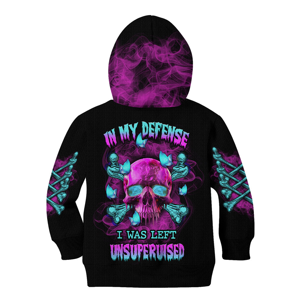 in-my-defense-i-was-left-unsupervised-kid-hoodie