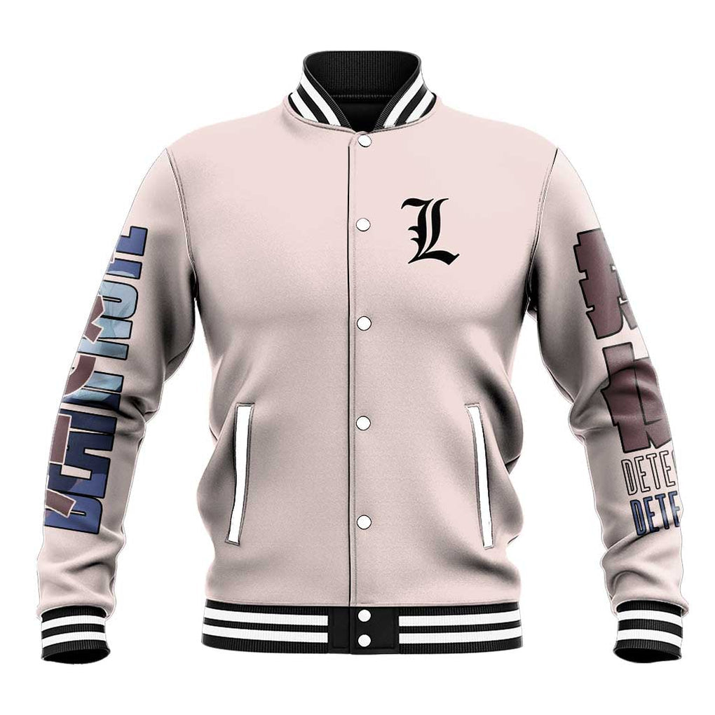 L Death Note Baseball Jacket Anime Style