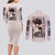 L Death Note Couples Matching Long Sleeve Bodycon Dress and Long Sleeve Button Shirt Anime Style