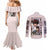 L Death Note Couples Matching Mermaid Dress and Long Sleeve Button Shirt Anime Style