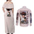 L Death Note Couples Matching Off Shoulder Maxi Dress and Long Sleeve Button Shirt Anime Style