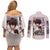 L Death Note Couples Matching Off Shoulder Short Dress and Long Sleeve Button Shirt Anime Style