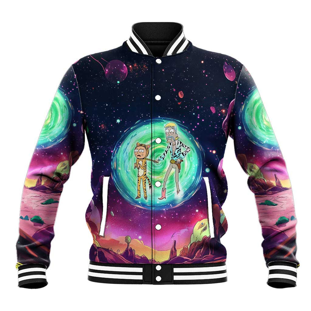 Rick and Morty Tiger King Baseball Jacket Trippy Style