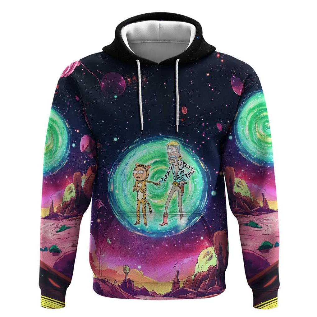 Rick and Morty Tiger King Hoodie Trippy Style