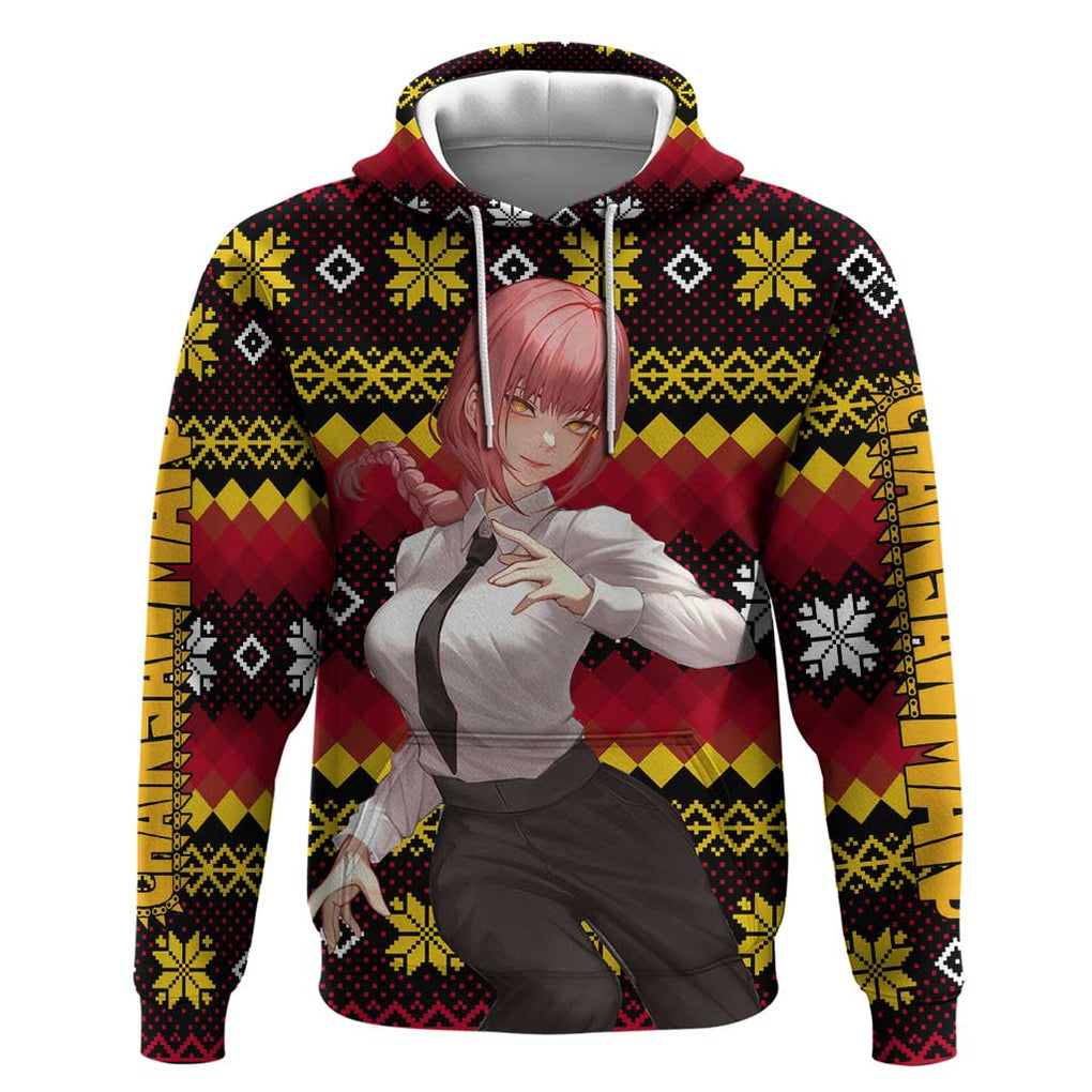 Makima - Chainsaw Man Hoodie Anime Mix Christmas Style