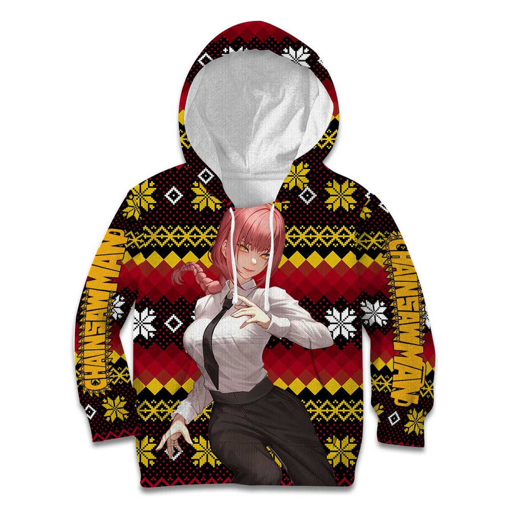 Makima - Chainsaw Man Kid Hoodie Anime Mix Christmas Style