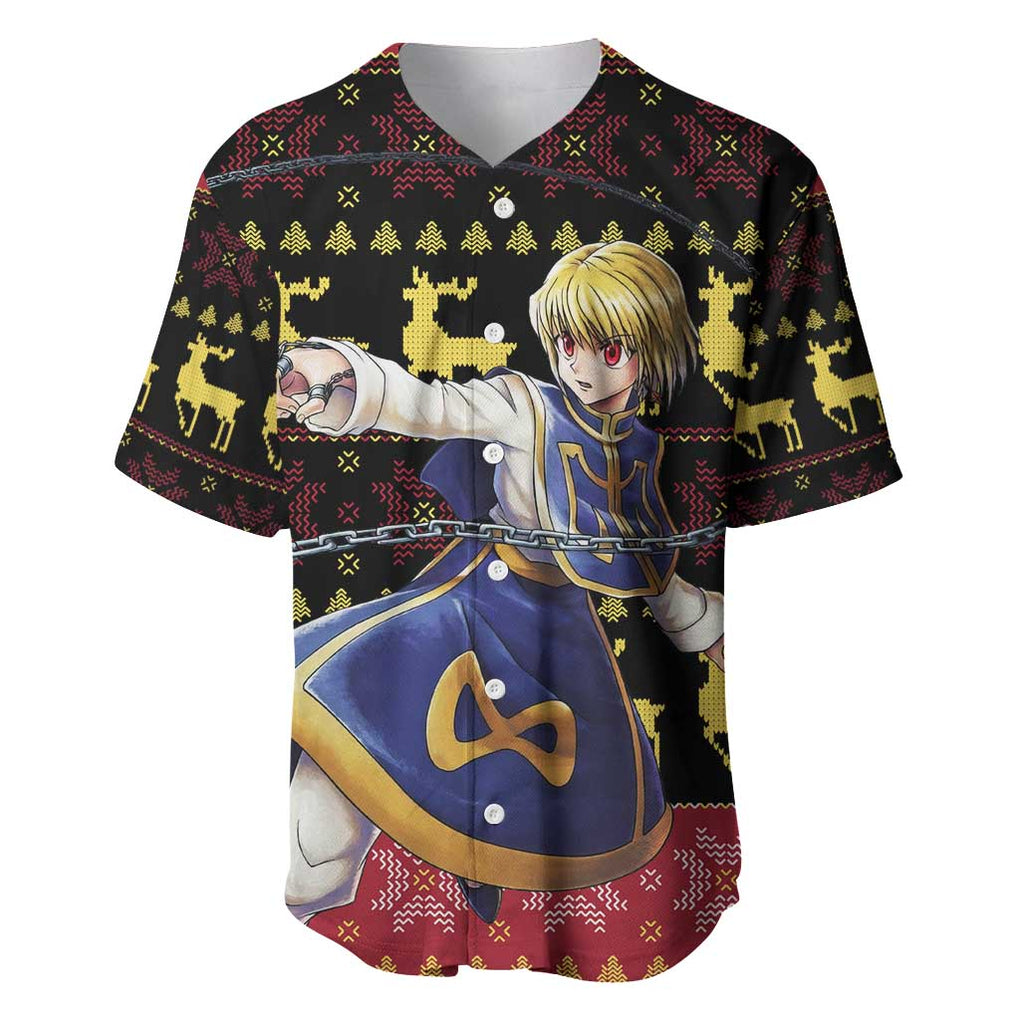 Kurapika - Hunter X Hunter Baseball Jersey Anime Mix Christmas Style