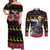 Kurapika - Hunter X Hunter Couples Matching Off Shoulder Maxi Dress and Long Sleeve Button Shirt Anime Mix Christmas Style