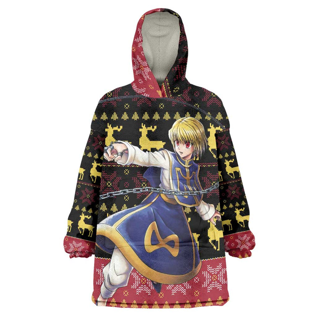 Kurapika - Hunter X Hunter Wearable Blanket Hoodie Anime Mix Christmas Style