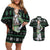 Judeau - Berserk Couples Matching Off Shoulder Short Dress and Hawaiian Shirt Anime Mix Christmas Style