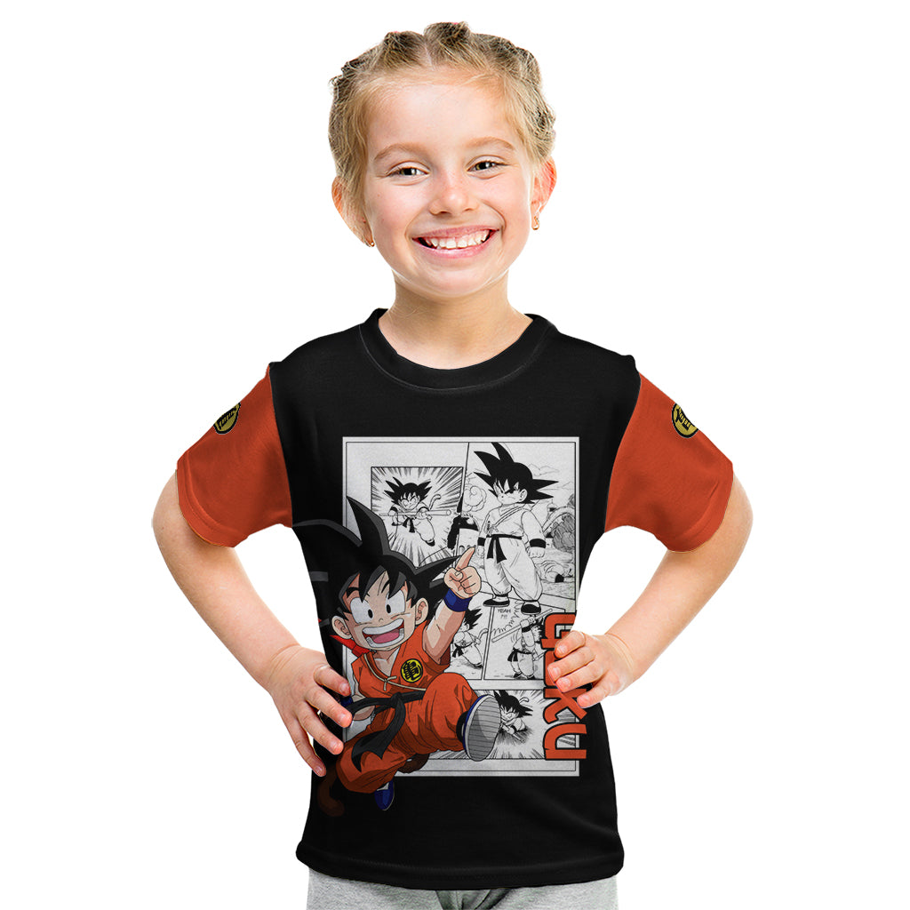 Goku Kid Kid T Shirt Dragon Ball Anime Mix Manga