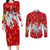 Shenron Couples Matching Long Sleeve Bodycon Dress and Long Sleeve Button Shirt Dragon Ball