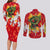 Shenron Couples Matching Long Sleeve Bodycon Dress and Long Sleeve Button Shirt Dragon Ball