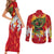 Shenron Couples Matching Short Sleeve Bodycon Dress and Long Sleeve Button Shirt Dragon Ball