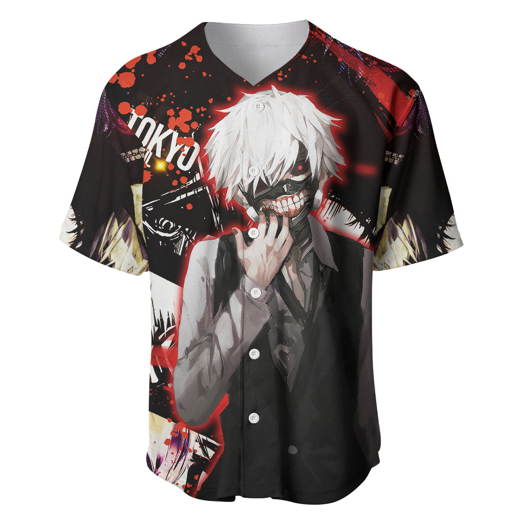 Ken Kaneki Baseball Jersey Tokyo Ghoul TS04