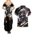 Ken Kaneki Couples Matching Summer Maxi Dress and Hawaiian Shirt Tokyo Ghoul TS04