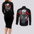 Hatake Kakashi Sharingan Eye Couples Matching Long Sleeve Bodycon Dress and Long Sleeve Button Shirt Naruto