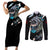 Hatake Kakashi Sharingan Eye Couples Matching Short Sleeve Bodycon Dress and Long Sleeve Button Shirt Naruto