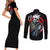 Hatake Kakashi Sharingan Eye Couples Matching Short Sleeve Bodycon Dress and Long Sleeve Button Shirt Naruto