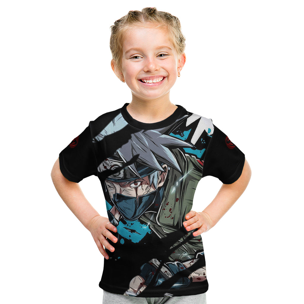 Hatake Kakashi Sharingan Eye Kid T Shirt Naruto