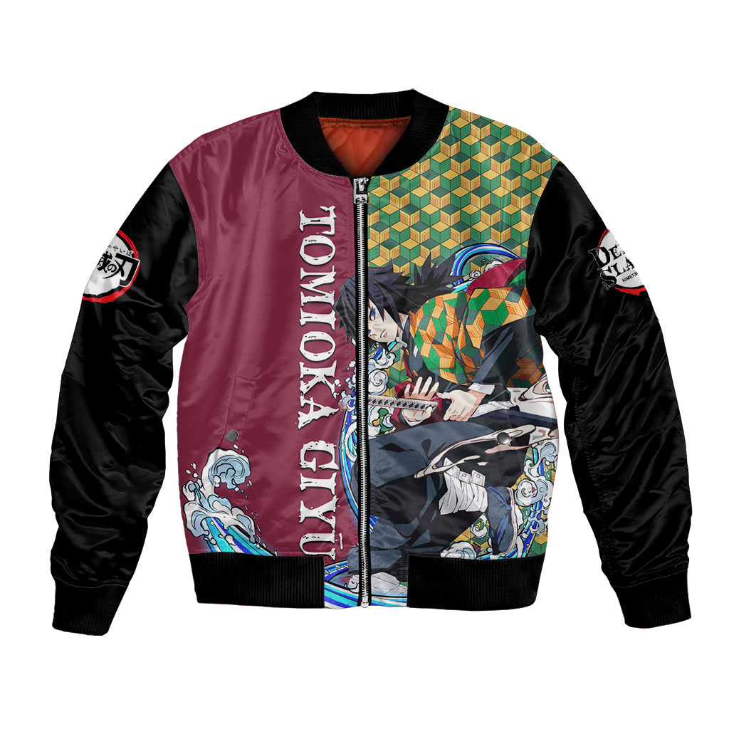 Tomioka Giyū - Demon Slayer Bomber Jacket Anime Style