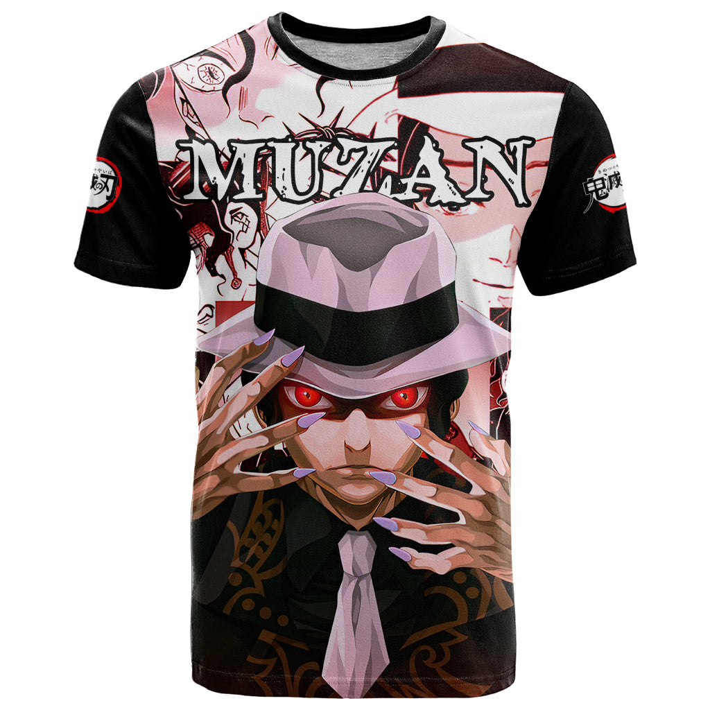 Muzan Kibutsuji Demon Slayer T Shirt Anime Mix Manga Style