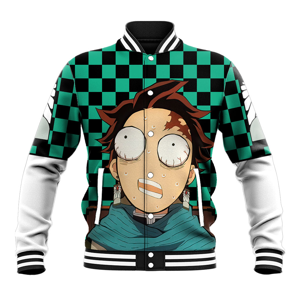 Kimetsu Tanjro Demon Slayer Baseball Jacket Anime Style