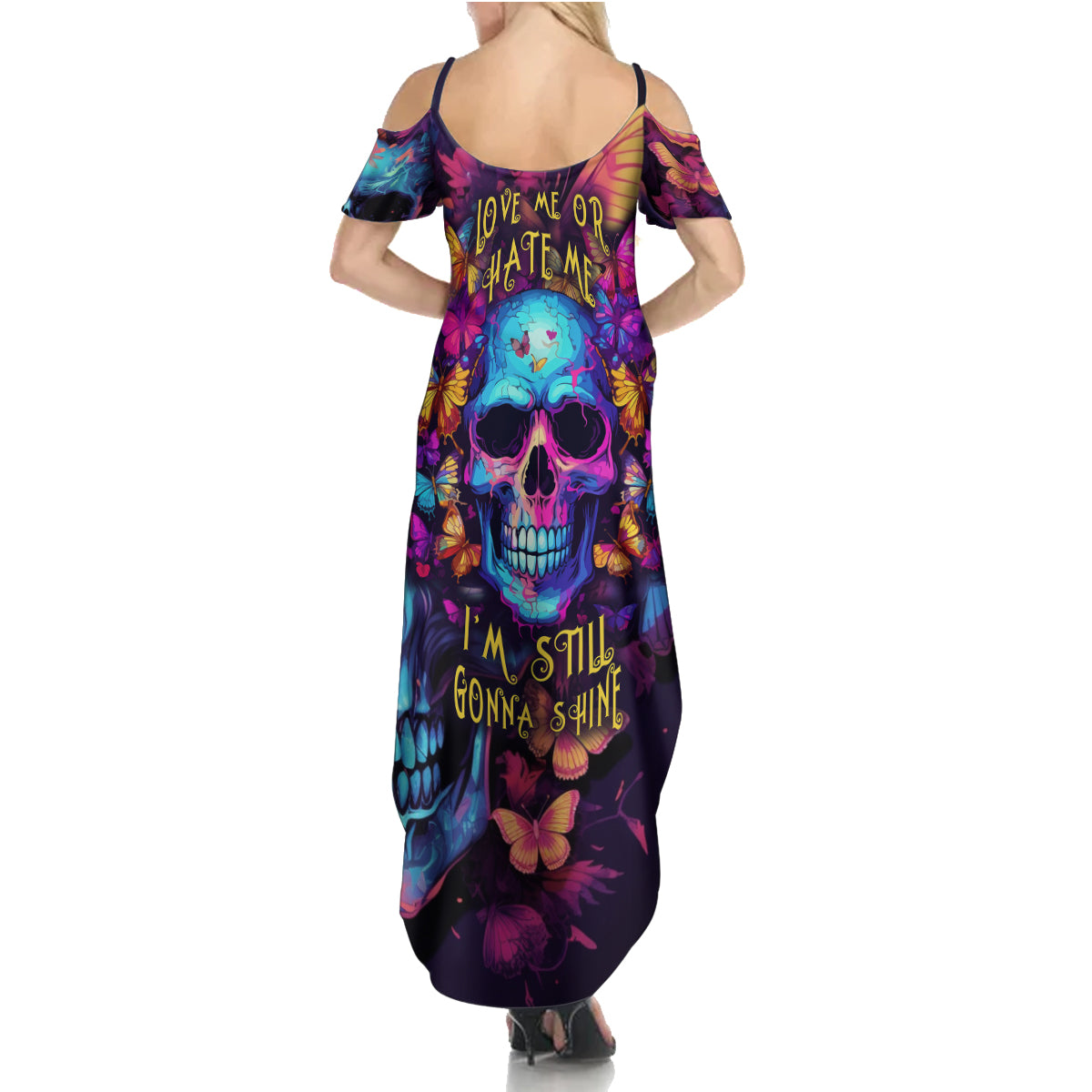 fantasy-skull-with-butterflies-summer-maxi-dress-love-me-or-hate-me-im-still-gonna-shine